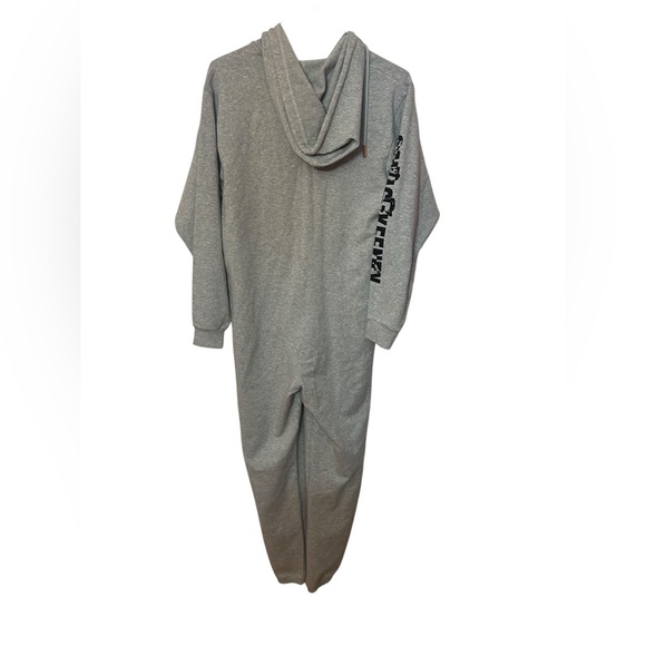 NWT Forever Fenty Savage X Hooded Jumpsuit Heather Grey Size Small - Picture 6 of 12